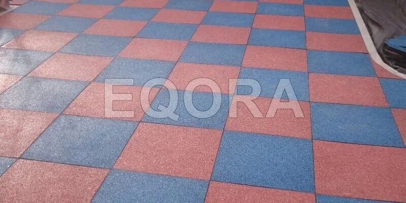 Резиновое покрытие из крошки для автосервисов в Больших Уках