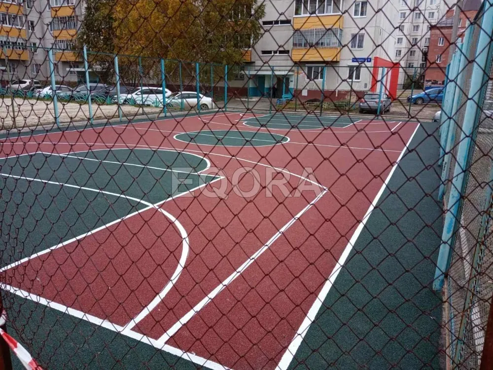 Резиновые покрытия из крошки для спортивных площадок в Больших Уках